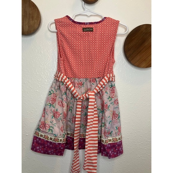 Matilda Jane Patchwork Tank with‎ Tie Back Girls Size 8 - Picture 4 of 7